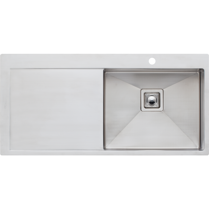 Oliveri PR1122 Professional Series Single Bowl Sink with Drainer