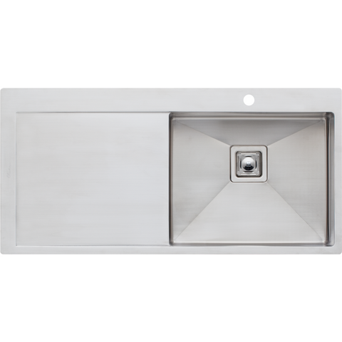 Oliveri PR1122 Professional Series Single Bowl Sink with Drainer