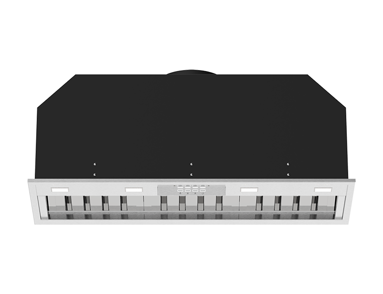 Whispair X3M09S5.OP/B Monte Carlo 90cm Bulit-in (Undermount) Back Ducted KleenAir Power 1020m3/hr