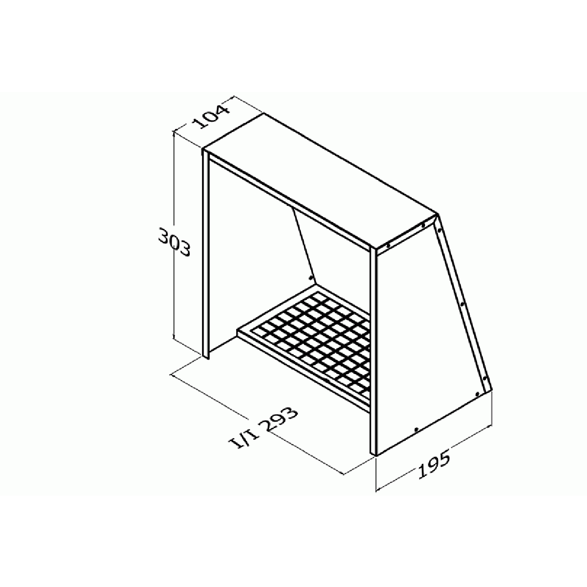 Qasair WVC-200 (129) Wall Vent Cover for Single Motor