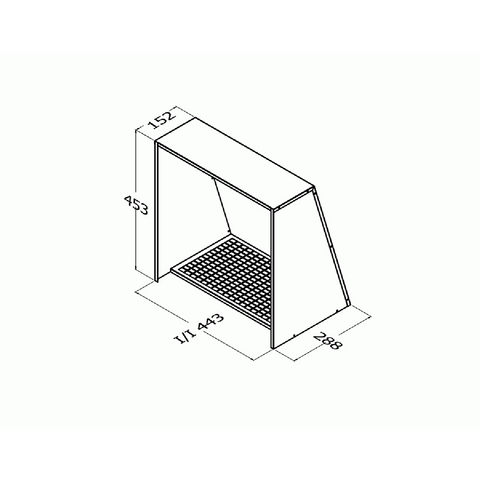 Qasair WVC-350 Wall Vent Cover for Triple Motor