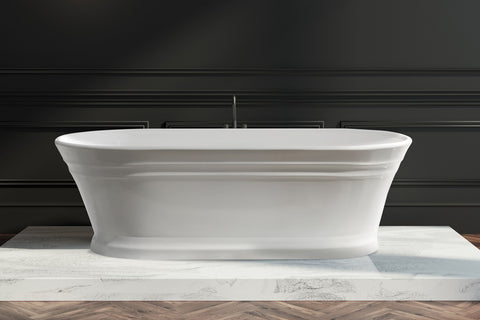 Decina RE1700W Regent 1700mm White Freestanding Bath