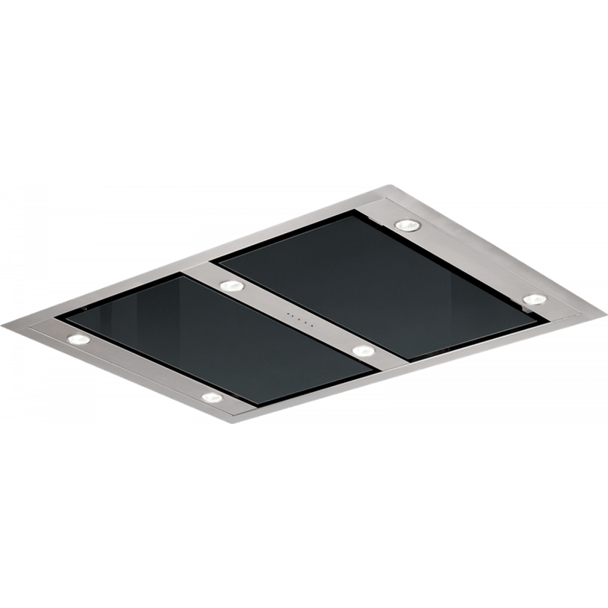 Schweigen UM422G-12SE 120cm Silent Cassette Rangehood with Black Glass & Remote Control (HEAVY COOKING)