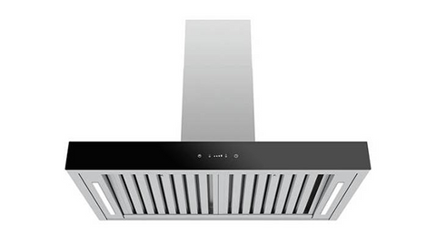 Sirius SLTCEM107 G 900-SEM1 900mm Black Glass Canopy Rangehood