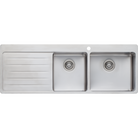 Oliveri SN1012 Sonetto 1 & 3/4 Bowl Topmount Sink With Drainer