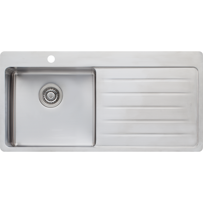 Oliveri SN1021 Sonetto Single Bowl Topmount Sink With Drainer