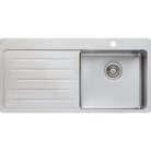 Oliveri SN1022 Sonetto Single Bowl Topmount Sink With Drainer