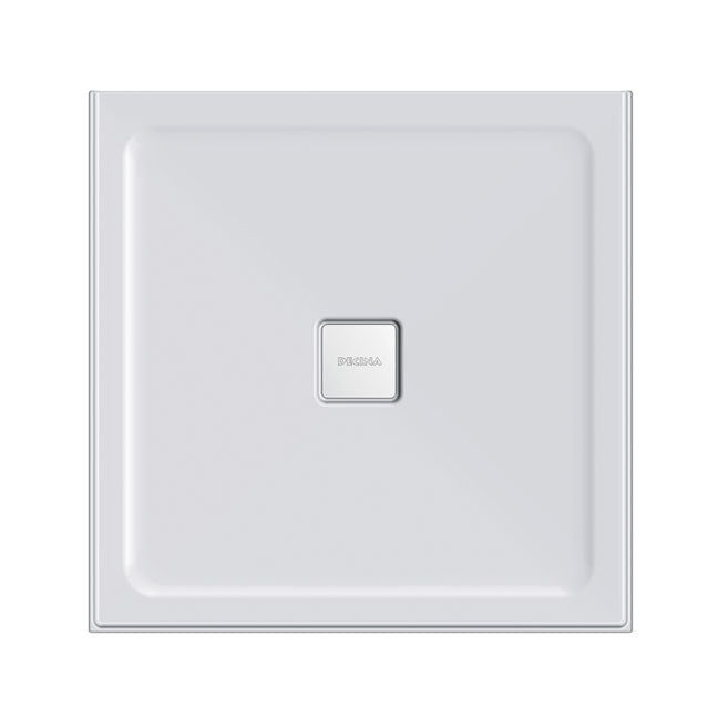 Decina SB900C3T Luna 900mm Centre Outlet Square Shower Base