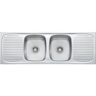 Oliveri UF13D Ultraform Double Bowl Sink With Double Drainer