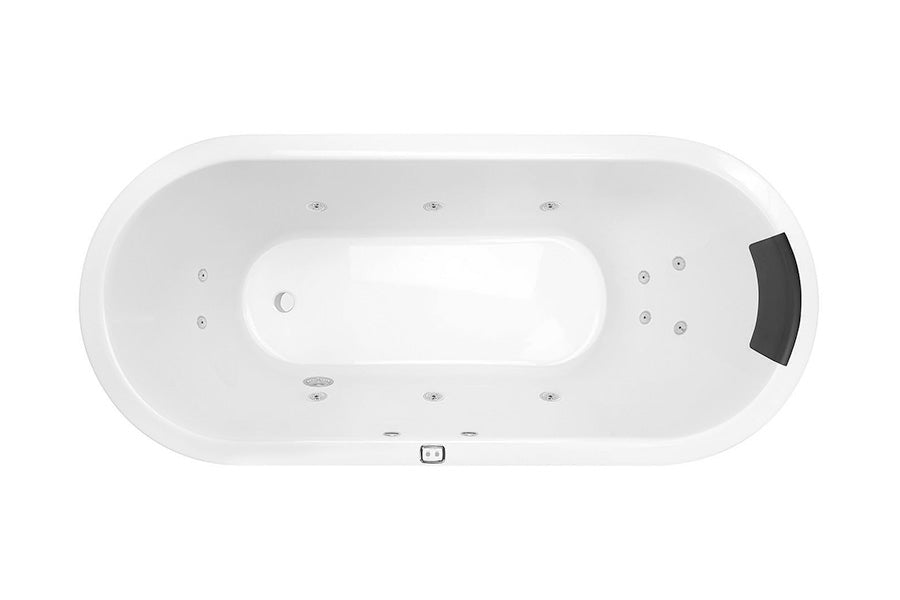 Decina UN1530CNSPAWC Uno 1530mm 12 Jet Contour Spa Bath