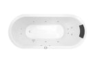 Decina UN1700CNSPAWC Uno 1700mm 12 Jet Contour Spa Bath