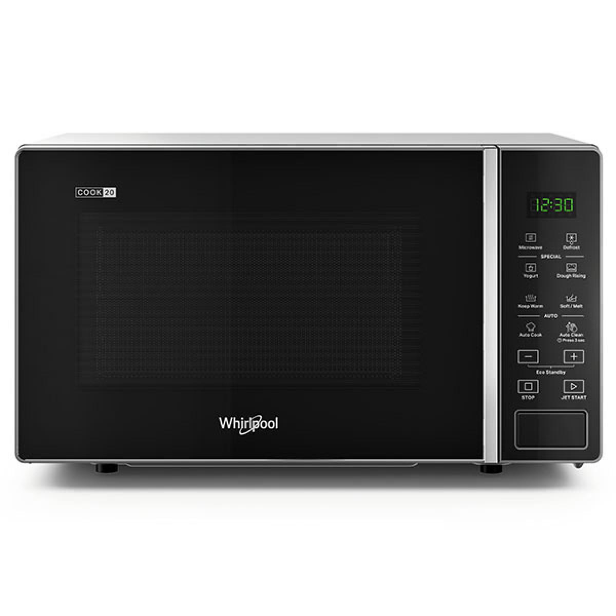 Whirlpool MWP201SB 20L Black Solo Microwave