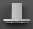 Whispair X5S09S6.OU/T Stockholm 90cm Wall Hung Canopy Top Ducted KleenAir Ultra 1680m3/hr