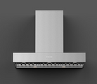 Whispair X5V09S6.OU/T Vienna 90cm Wall Hung Canopy Top Ducted KleenAir Ultra 1680m3/hr