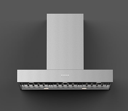 Whispair X5V09S6.OU/T Vienna 90cm Wall Hung Canopy Top Ducted KleenAir Ultra 1680m3/hr