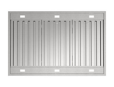 Whispair X7V09S6.OU/T Vienna Island 90cm Island Hung Canopy Top Ducted KleenAir Ultra 1680m3/hr
