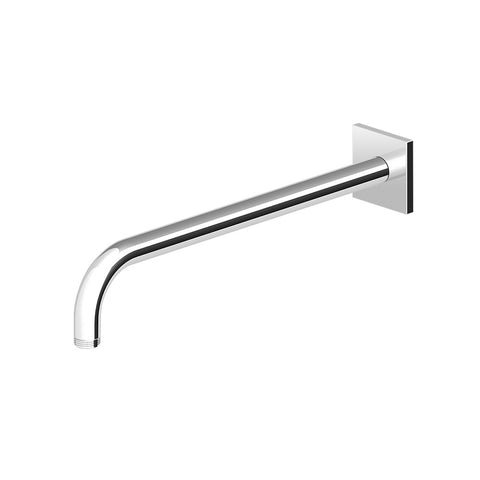 Zucchetti Z93040 Wall Mounted Shower Arm - Square Cover Plate