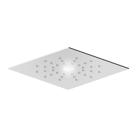 Zucchetti Z94156 Isy Ceiling Mounted Shower With Self Power Light