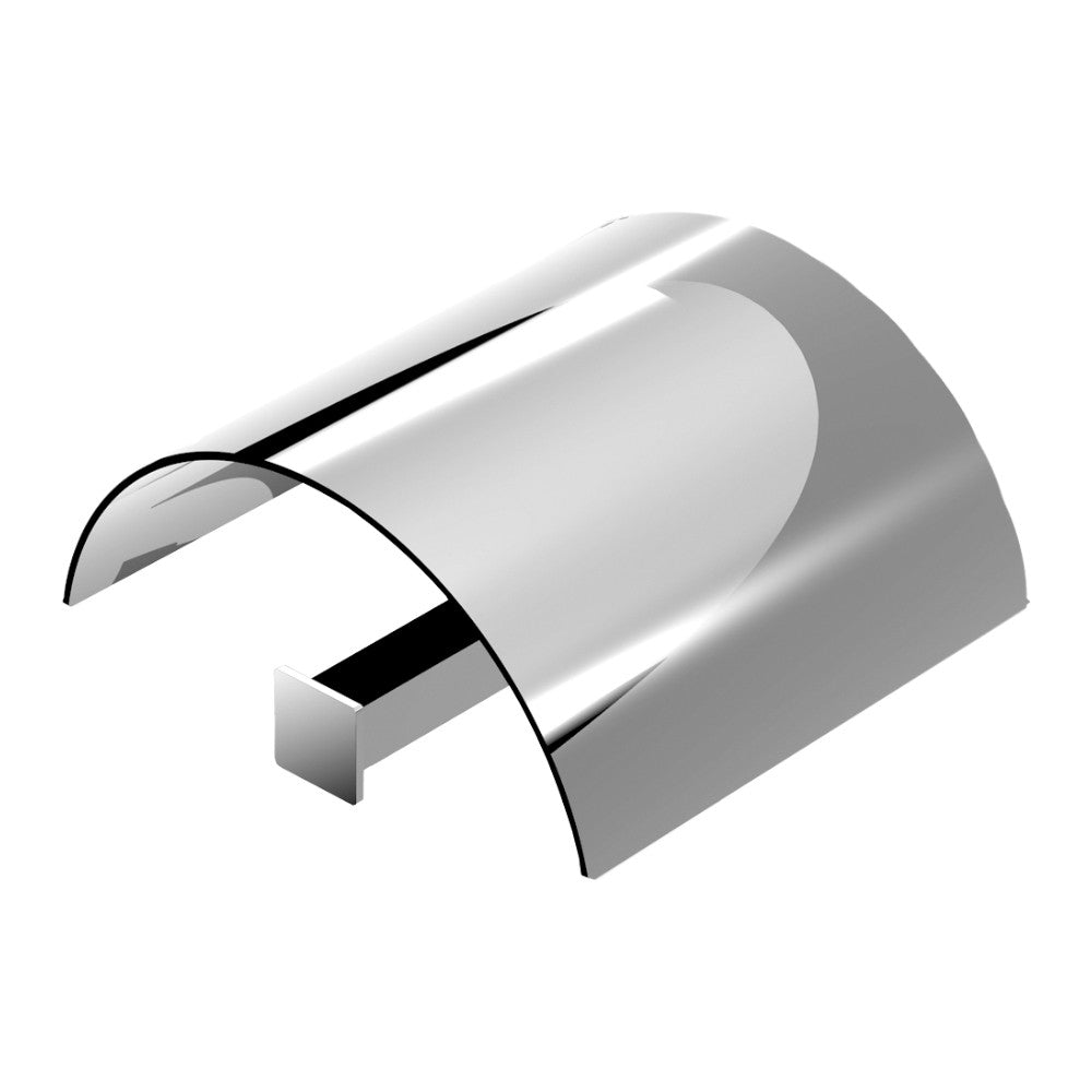 Zucchetti ZAC531 Bellagio Toilet Roll Holder With Cover 8Appliances