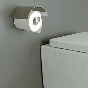 Zucchetti ZAC531 Bellagio Toilet Roll Holder With Cover