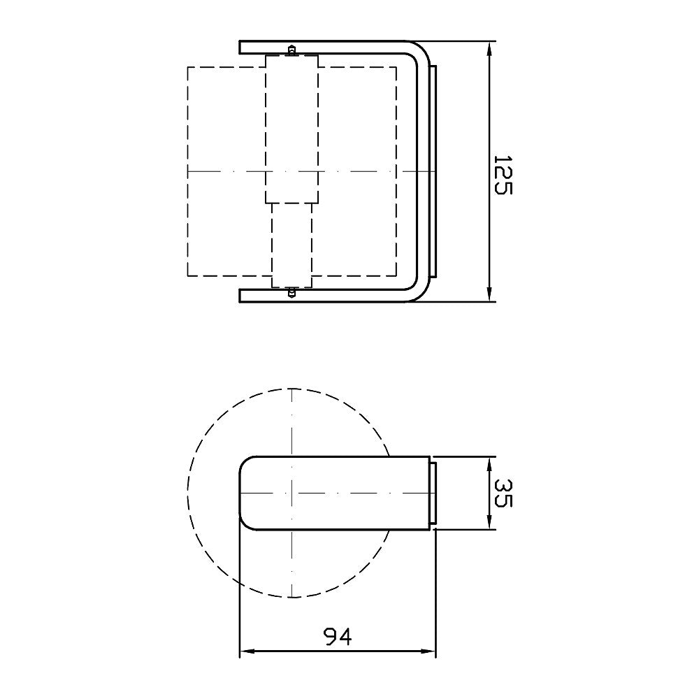 Zucchetti ZAC730 Soft Toilet Roll Holder 8Appliances